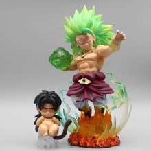 Dragon Ball Broli and baby anime figures set