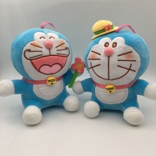 8inche Doraemon anime plush dolls set(2pcs a set)