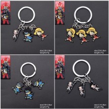 One Piece Luffy ACE Sabo anime key chain