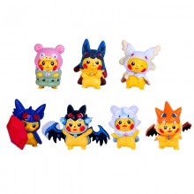 Pokemon Pikachu anime figures set(7pcs a set)(OPP bag)