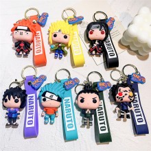 Naruto anime figure doll key chains