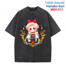Toilet-Bound Hanako-kun anime short sleeve wash water worn-out cotton t-shirt