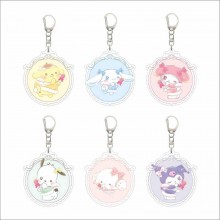 Sanrio Melody kitty Cinnamoroll Kuromi acrylic key chains