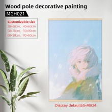To Your Eternity anime wood pole decorative painti...