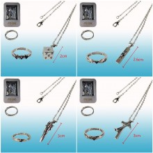 Jujutsu Kaisen anime necklace+ring a set