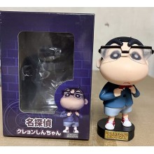 Crayon Shin-chan cos Detective conan anime figure