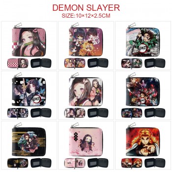 Demon Slayer anime zipper wallet purse