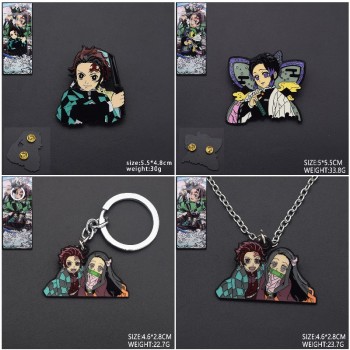 Demon Slayer anime key chain/necklace/pins