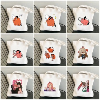 Chainsaw Man anime simple canvas handbag