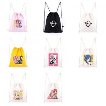 Bocchi The Rock anime drawstring backpack bag