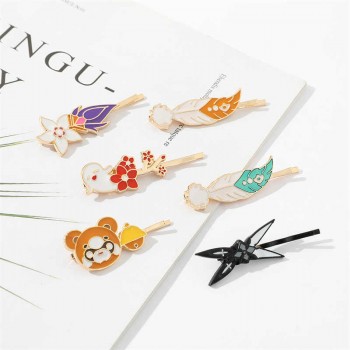 Genshin Impact game alloy hairpin bobby pin