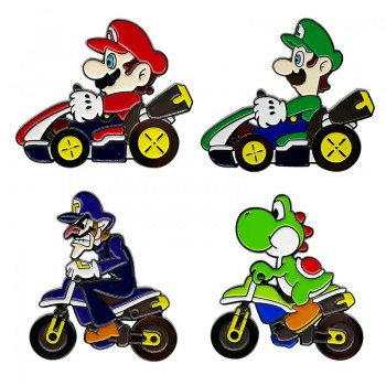 super Mario anime alloy brooch pin