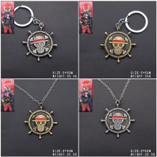 One Piece anime key chain/necklace