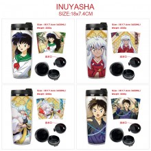 Inuyasha anime plastic insulated mug cup