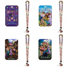 Encanto anime ID cards holders cases lanyard key c...