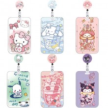 Sanrio Melody kitty Cinnamoroll Kuromi ID cards ho...