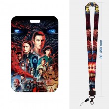 Stranger Things ID cards holders cases lanyard key chain