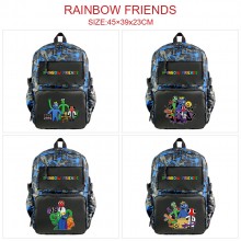 Rainbow friends game nylon backpack bag