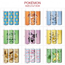 Pokemon anime coffee water bottle cup with straw s...