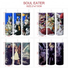 Soul Eater anime coffee water bottle cup with stra...