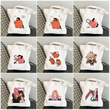 Chainsaw Man anime simple canvas handbag