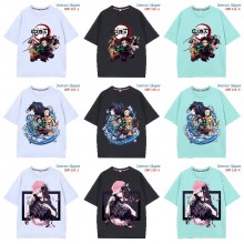 Demon Slayer anime cotton t-shirt t shirts(4 color...