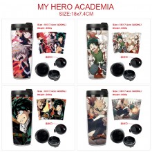 My Hero Academia anime plastic insulated mug cup