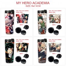 My Hero Academia anime plastic insulated mug cup