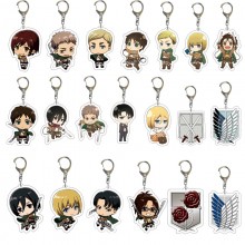 Attack on Titan anime acrylic key chain