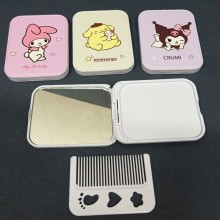 Sanrio Melody kitty Cinnamoroll Kuromi mirror with...