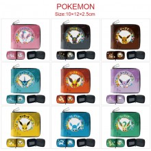 Pokemon anime zipper wallet purse