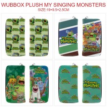 My Singing Monsters game long zipper wallet purse