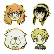 SPY FAMILY anime alloy brooch pin