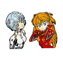 EVA anime alloy brooch pin