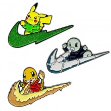 Pokemon anime alloy brooch pin