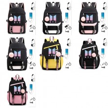 BTS BT21 star backpack bag