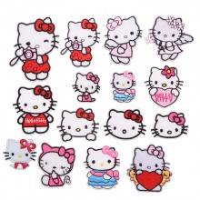 Hello Kitty anime cloth patches stickers