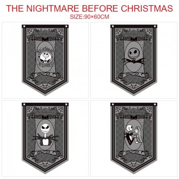 The Nightmare Before Christmas anime flags 90*60CM