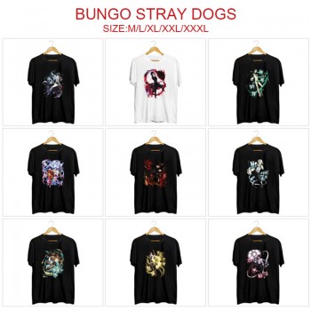 Bungo Stray Dogs anime short sleeve cotton t-shirt t shirts