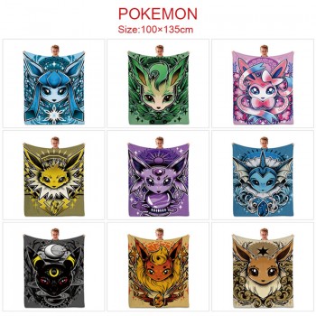 Pokemon anime flano summer quilt blanket