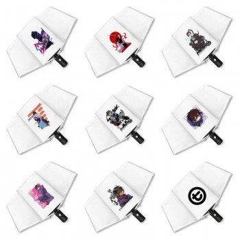 Assassin Wu Liuqi anime tri-fold automatic umbrella
