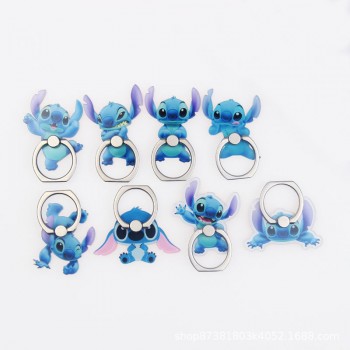 Stitch anime mobile phone ring iphone finger ring round