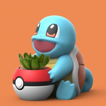 Pokemon Squirtle anime resin flowerpot figure