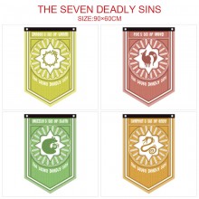 The Seven Deadly Sins anime flags 90*60CM