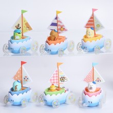 Sumikko Gurashi yacht anime figure doll set(6pcs a set)