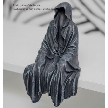 Lord of the Mysteries Gothic Sitting Wizard Black Robe Horror Ghost figure