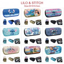 Stitch anime zipper pen case pencil bag