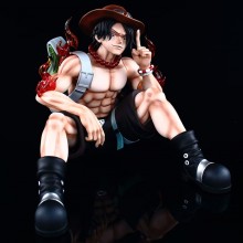 One Piece ACE sitting anime figure
