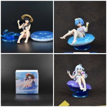 Swimming ring Elaina Albedo Yukino Rem anime figur...