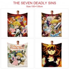 The Seven Deadly Sins anime flano summer quilt blanket
